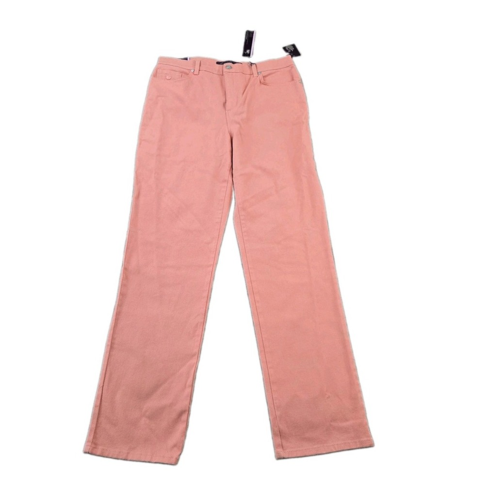 NWT Gloria Vanderbilt Amanda Women's Jeans Slimming Peach 32" X 32" Size 10